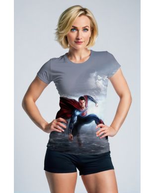 Hero Ascending – Grey Superman T-Shirt