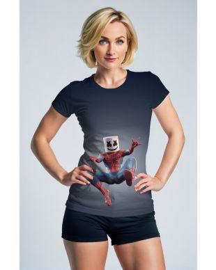 Spider-Mello Beat Swing Tee – Hero Drop Party Shirt