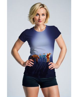 Fantastic Four (Reboot 2005) Team Heroes T-shirt