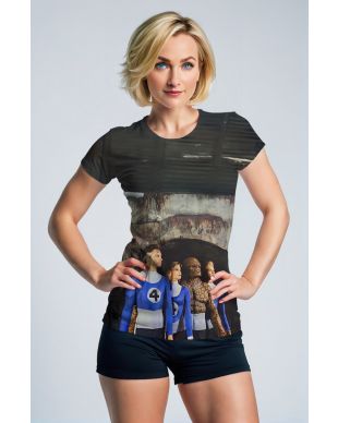 Black & Blue Fantastic Four (Reboot 2005) T-Shirt