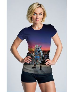 Navy Blue Nathan Summers Graphic T-Shirt – Superhero Casual Wear