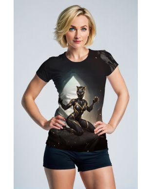 Black Panther White T-Shirt – Bold and Iconic Design