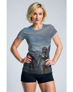 Wear your admiration for Thena with this dynamic T-shirt.