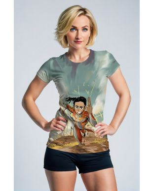 Run fast in the Makkari T-Shirt, featuring a high-octane graphic of Makkari.