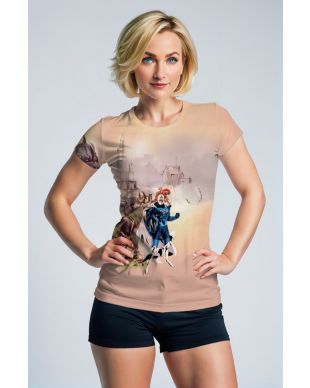 Adam Brashear / Blue Marvel T-Shirt - Classic Beige Edition