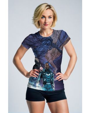 Adam Brashear / Blue Marvel T-Shirt - Bold Blue Edition