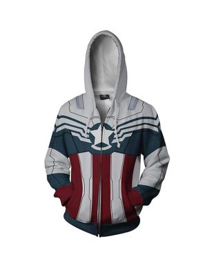 Captain America Unisex Captain America Marvel Inspired Hoodie Edition 30