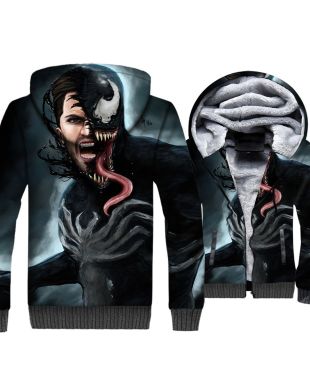 Venom Series Eddie Venom Hoodie Classic Fit Graphic