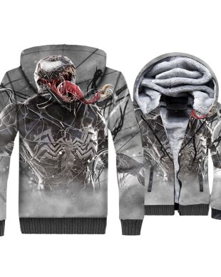 Venom Series Super Fierc Hoodie Urban Style Graphic