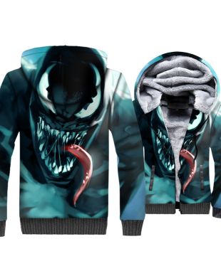 Venom Series Super Venom Hoodie Urban Style Classic Fit
