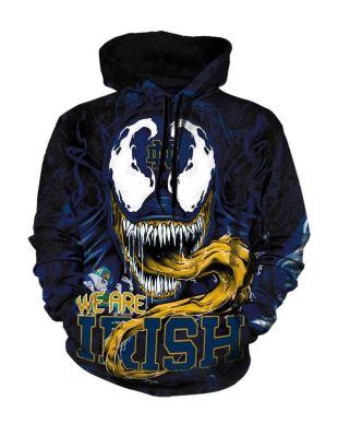 Pullover Hoodie Venom Notre Dame Fightin Hoodie