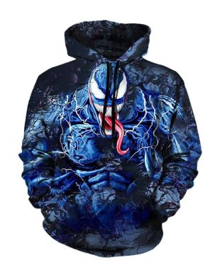 Pullover Blue Venom Sesion Hoodie Blue
