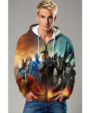 Sunset Storm Zip Hoodie – X-Men Reign Edition