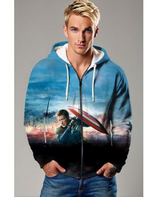 Shield Standoff Zip Hoodie – Arctic Dawn Edition