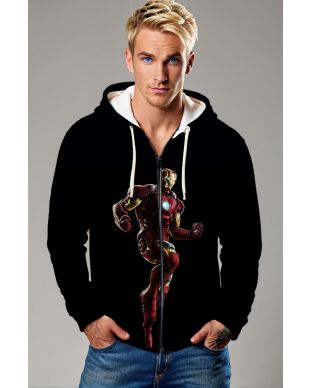 Iron Man Tech Armor Zip-Up Hoodie – Stark Industries Gear