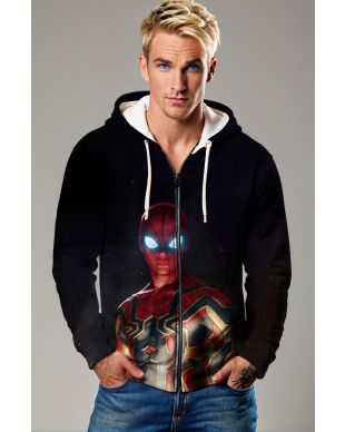 Iron Spider Zip-Up Hoodie – Marvel Hero Armor
