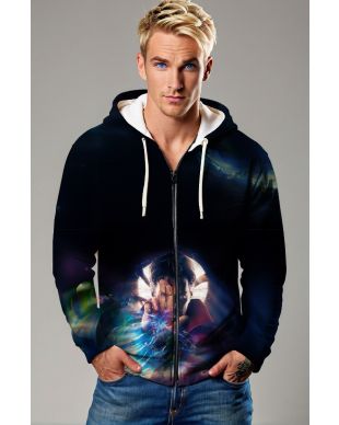 Doctor Strange Mystic Energy Zip-Up Hoodie – Portal Master
