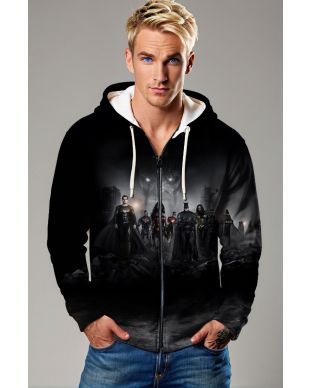 Justice League Zip-Up – Dark Legends