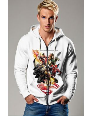 Justice League Zip-Up – Dynamic Comic Legends