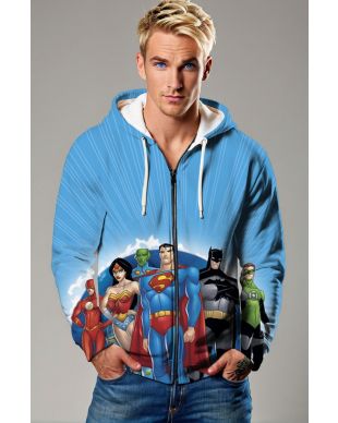 Justice League Animated Zip-Up – Radiant Hero Squad