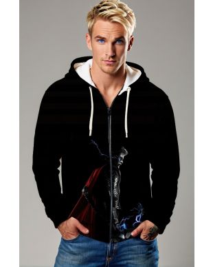 Thor Lightning Strike Full-Zip Hoodie