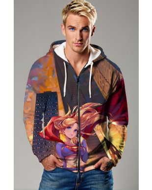 Supergirl Golden Hour Full-Zip Hoodie