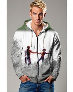 Iron Man & Spider-Man Last Goodbye Full-Zip Hoodie