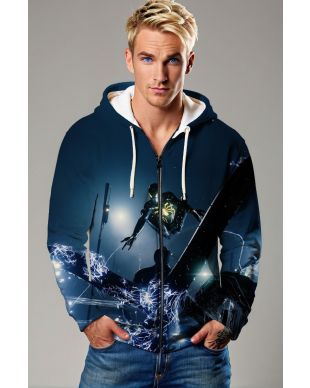 Night Strike Spider Zip-Up – Shadow Web Edition