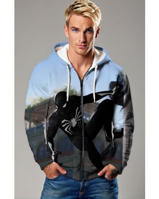 Symbiote Shadow Zip-Up – Black Suit Evolution