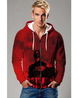 The Batman Citywatch Zip-Up Hoodie – Red Fog Armor Series