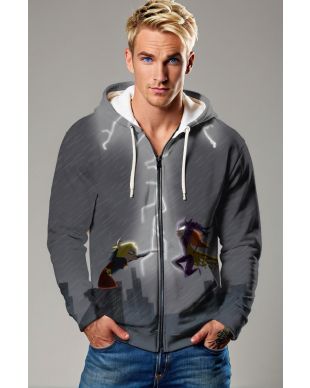 Chibi Clash Zip-Up – Lightning Duel Edition