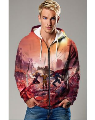 Final Stand Zip-Up – Superpower Showdown