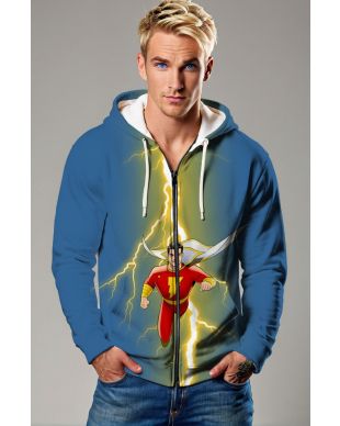 Lightning Speed Zip Hoodie – Shazam On the Move