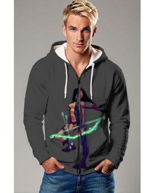 Product Name: Danielle Moonstar Zip-Up Hoodie