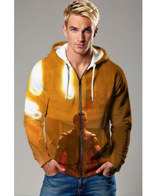 Adam Warlock Golden Zip-up Hoodie