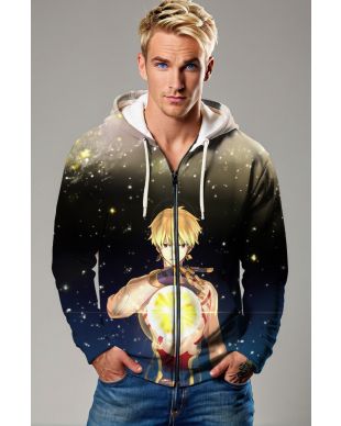 Gilgamesh Cosmic Zip-up Hoodie