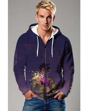 Embrace Jubilee’s energetic style with this fun and stylish zip-up hoodie.