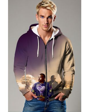 The Phastos Zip-Up Hoodie is a versatile piece that combines style and function