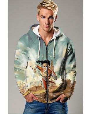 The Makkari Zip-Up Hoodie is the perfect combination of speed and style