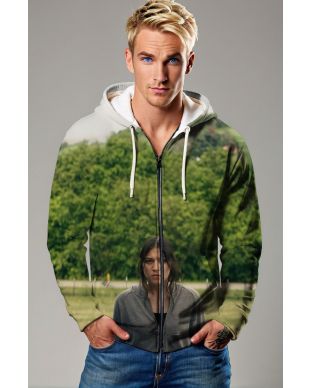 Gray Maya Lopez Zip-Up Hoodie – Functional Hero Streetwear