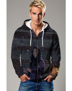 Dark Kate Bishop / Hawkeye Zip-Up Hoodie – Practical and Stylish