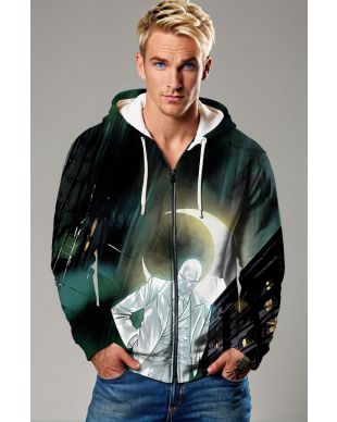 Marc Spector / Moon Knight Zip-Up Hoodie – Vigilante Mode Activated