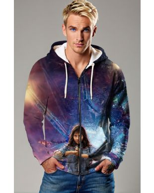 America Chavez Zip-Up Hoodie – Star-Powered 