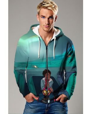 Riri Williams Zip-Up Hoodie – Ironheart in Action