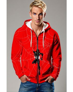 Anya Corazon Zip-Up Hoodie – Spider-Girl (Arana) in Action