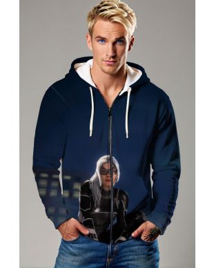 Felicia Hardy / Black Cat Zip-Up Hoodie - Night Heist Edition