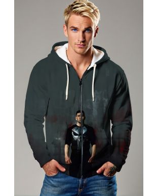 Frank Castle / The Punisher Zip-Up Hoodie - Vengeance in Action Edition