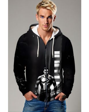 Frank Castle / The Punisher Zip-Up Hoodie - Justice Unleashed Edition