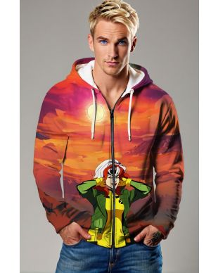 Rogue (Anna Marie) Zip-Up Hoodie - Mutant Spirit