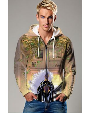 Ororo Munroe / Storm Zip-Up Hoodie - Storm's Power